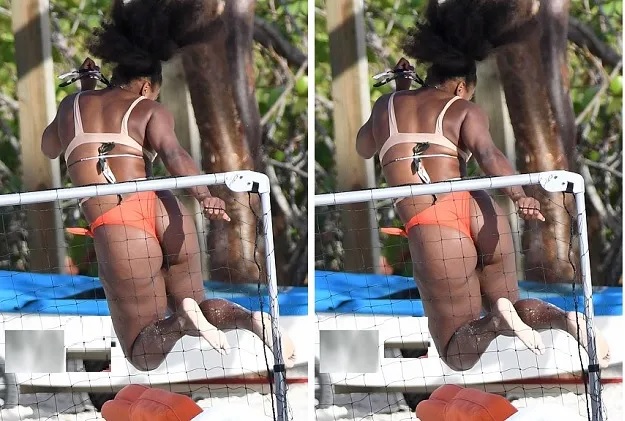 Look at 28 Serena Williams’ private pictures that’s dazzled everyone — Six talking points Serena Williams enjoys a day on the beach with her friends in South Florida Beach