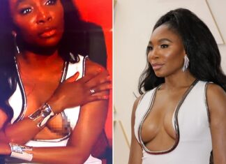 VIDEO: 15 private photos where dazzling Venus Williams accidentally flashes her N!ple Venus Williams' wardrobe malfunction at the Oscars