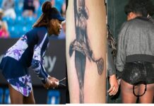 Look at Serena Williams’ 4 Private Tattoos On Sensitive Part Of Her Body Serena Williams styled tattoo