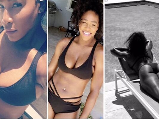 Look at 27 Serena Williams private pictures that got everyone’s talking AAAaaa aaa Serena Williams lounges by the pool in a